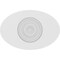 Ekena Millwork Standard Dalton Bullseye Rosette with Square Edge, 8"W x 5 1/4"H x 1"P ROSP080X053X100DAL02 - alternate 2